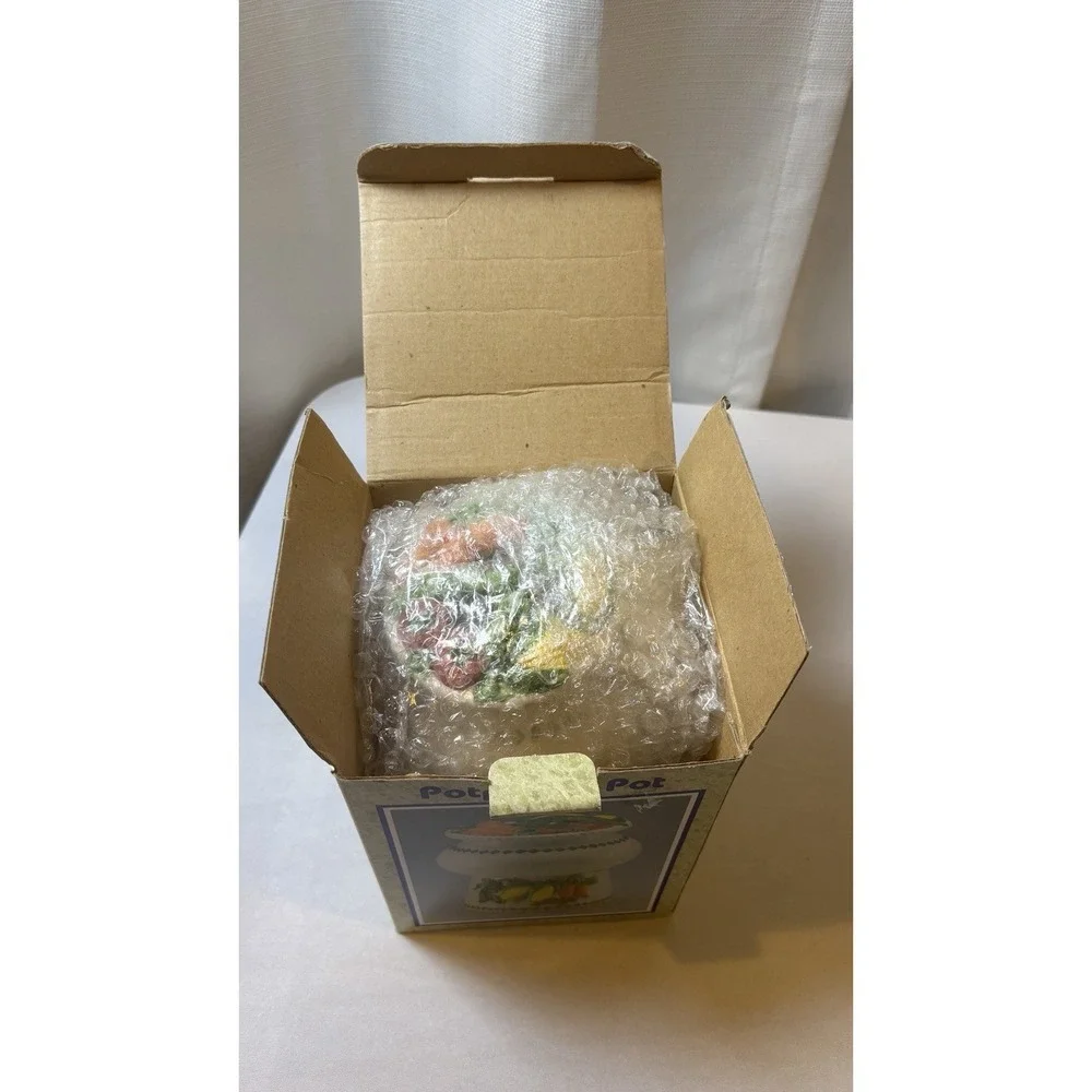NOS VTG Potpourri Simmer Pot Home Fragrance Tea light Vegetable Country Walmart